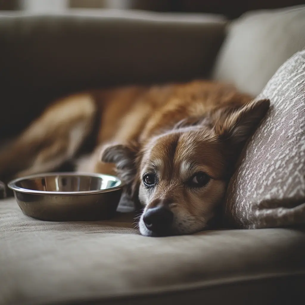 Gelbes Erbrechen beim Hund - Was bedeutet das und was solltest du tun?