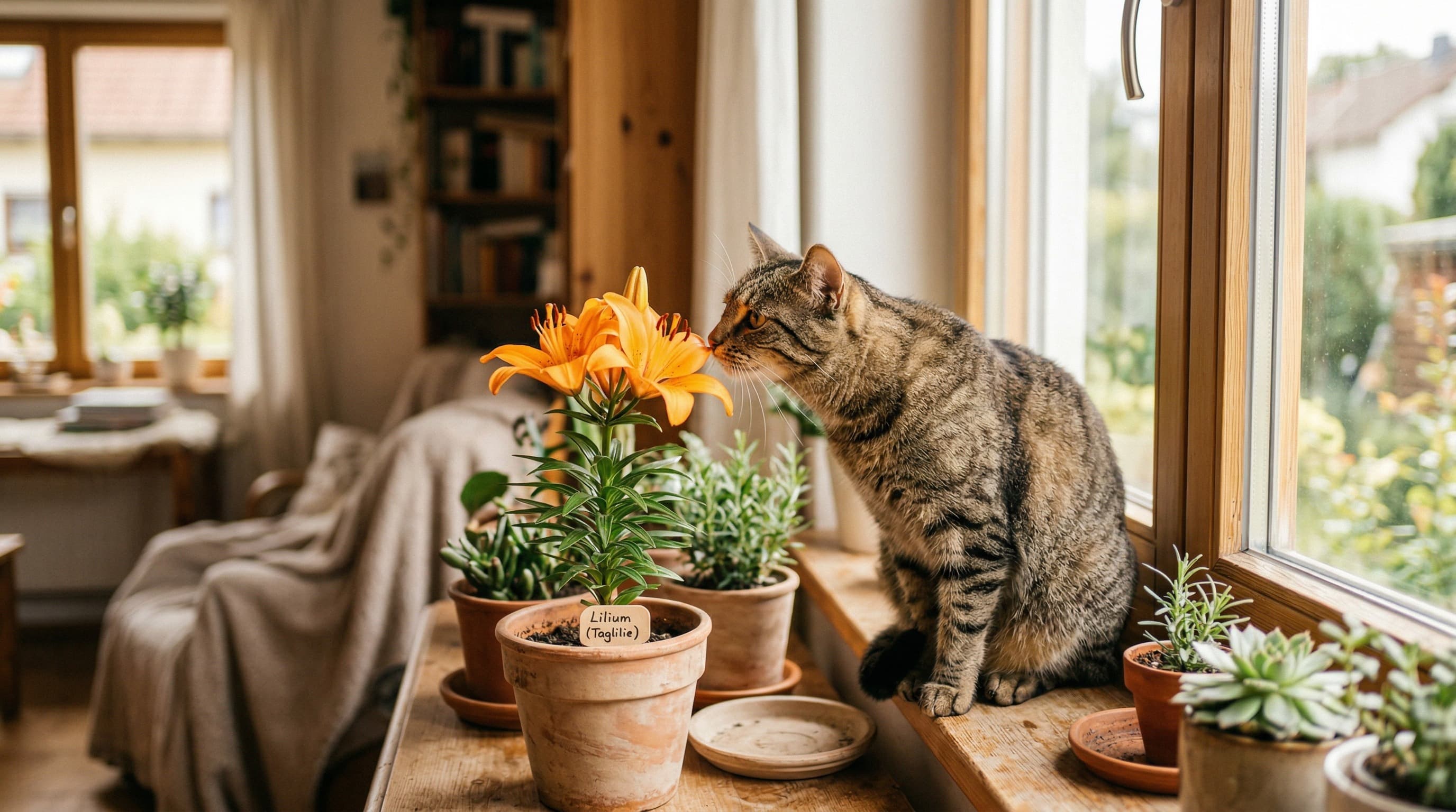 Meine Katze hat eine Lilie angeknabbert – ist das gefährlich?