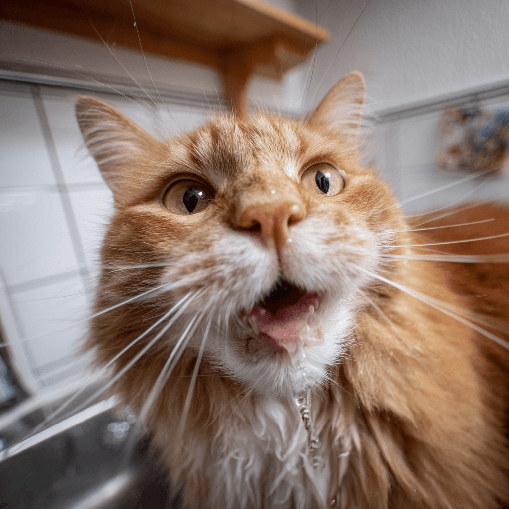 Katze sabbert: Wann ist es normal – und wann sollten Sie zum Tierarzt?